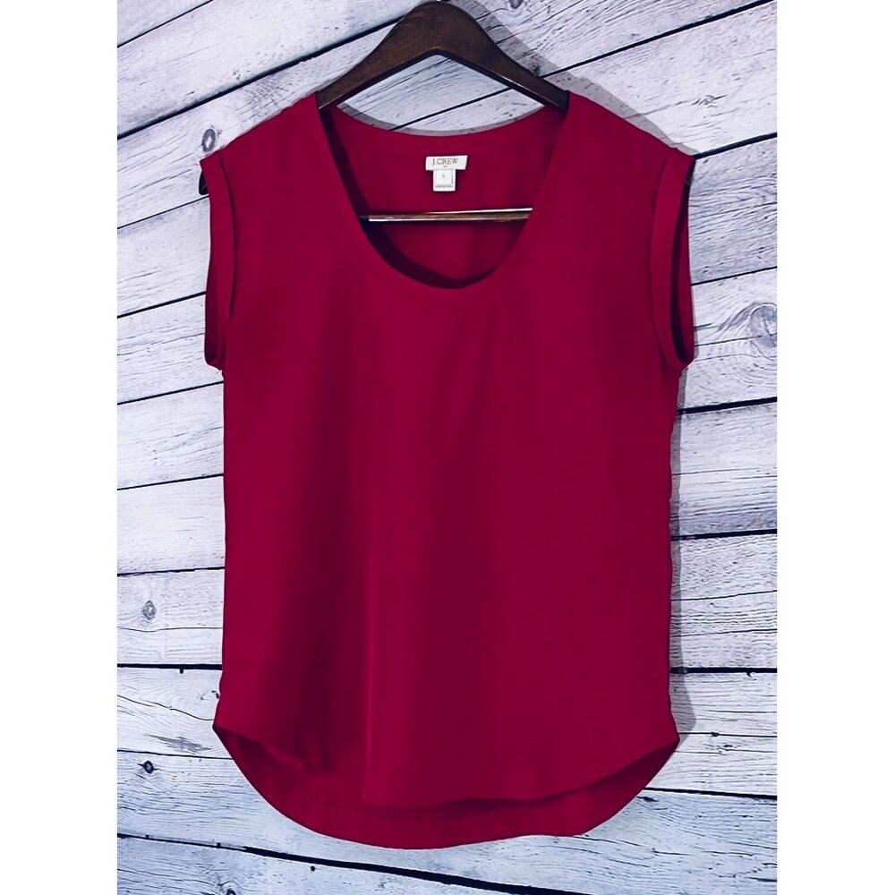 J. Crew Roll Cuff Short Sleeve Top - Women's SIZE 0